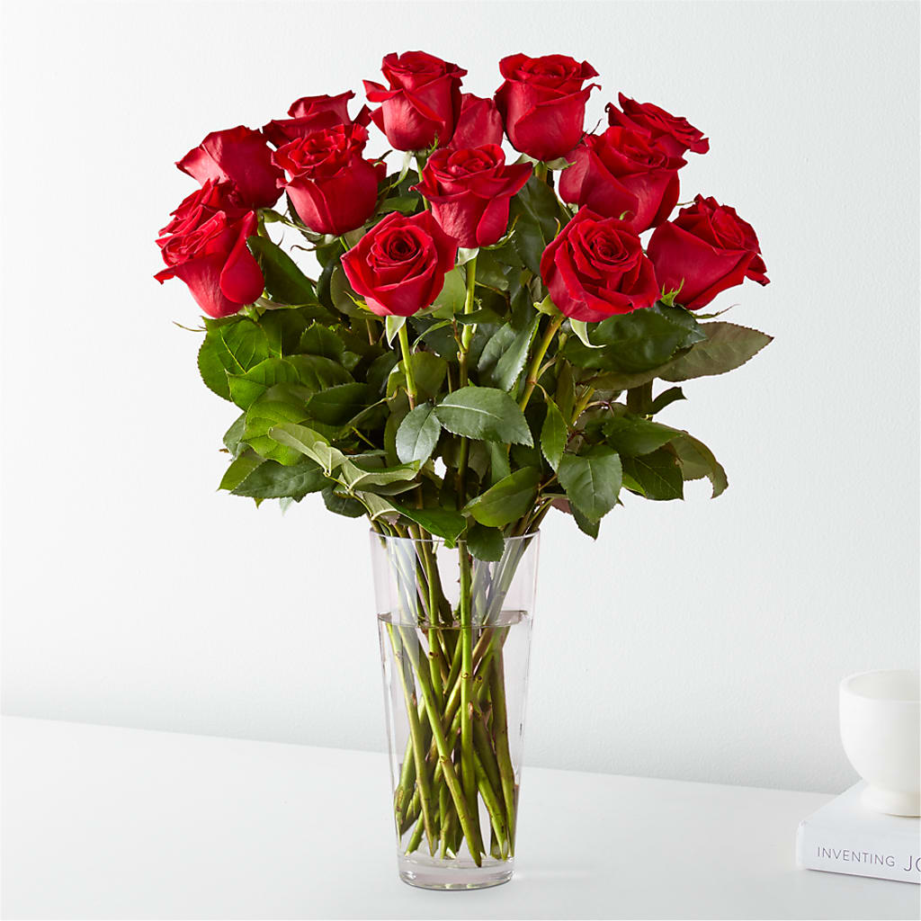 Long Stem Red Rose Bouquet – Everbloom Flowers Llc, Aurora OH