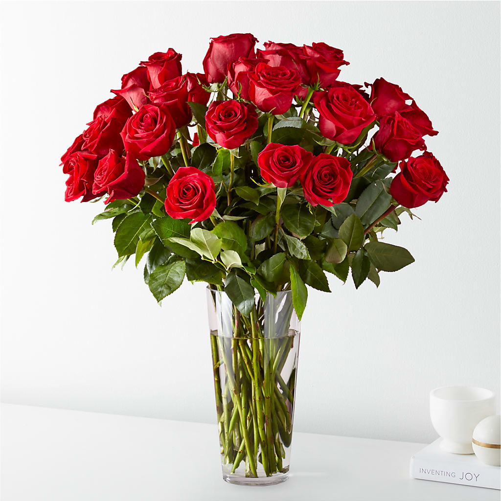 Long Stem Red Rose Bouquet – Everbloom Flowers Llc, Aurora OH