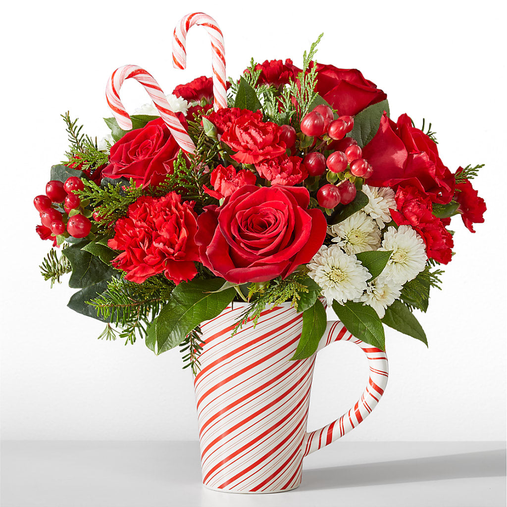 Peppermint Swirl Mug – Everbloom Flowers Llc, Aurora OH
