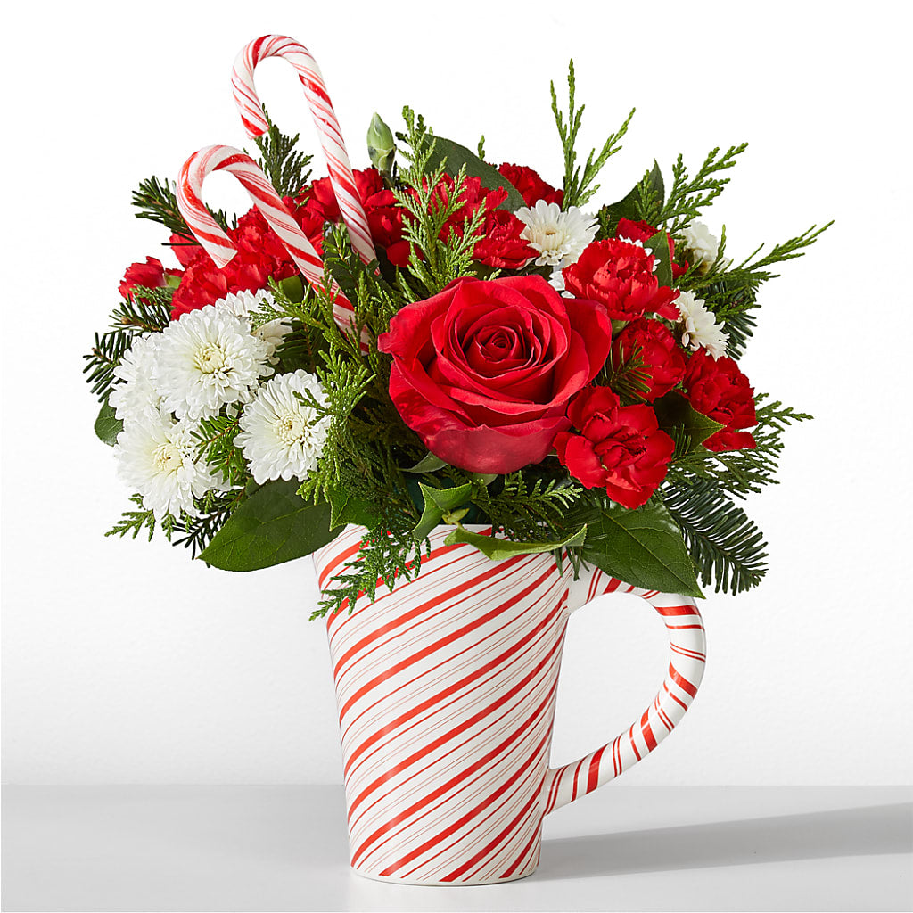 Peppermint Swirl Mug – Everbloom Flowers Llc, Aurora OH