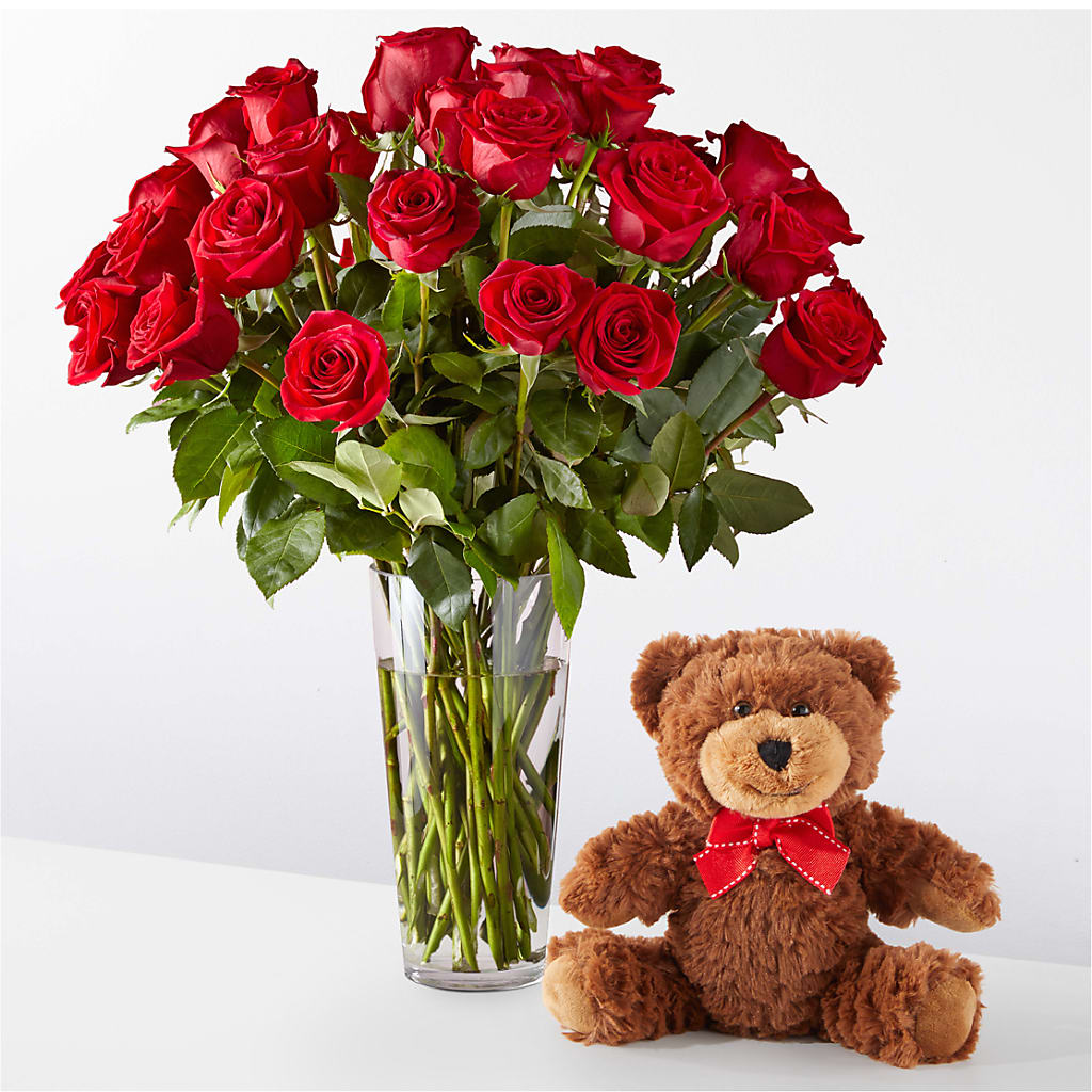 Romantic Long Stem Red Rose Bouquet Bundles – Everbloom Flowers Llc, Aurora OH