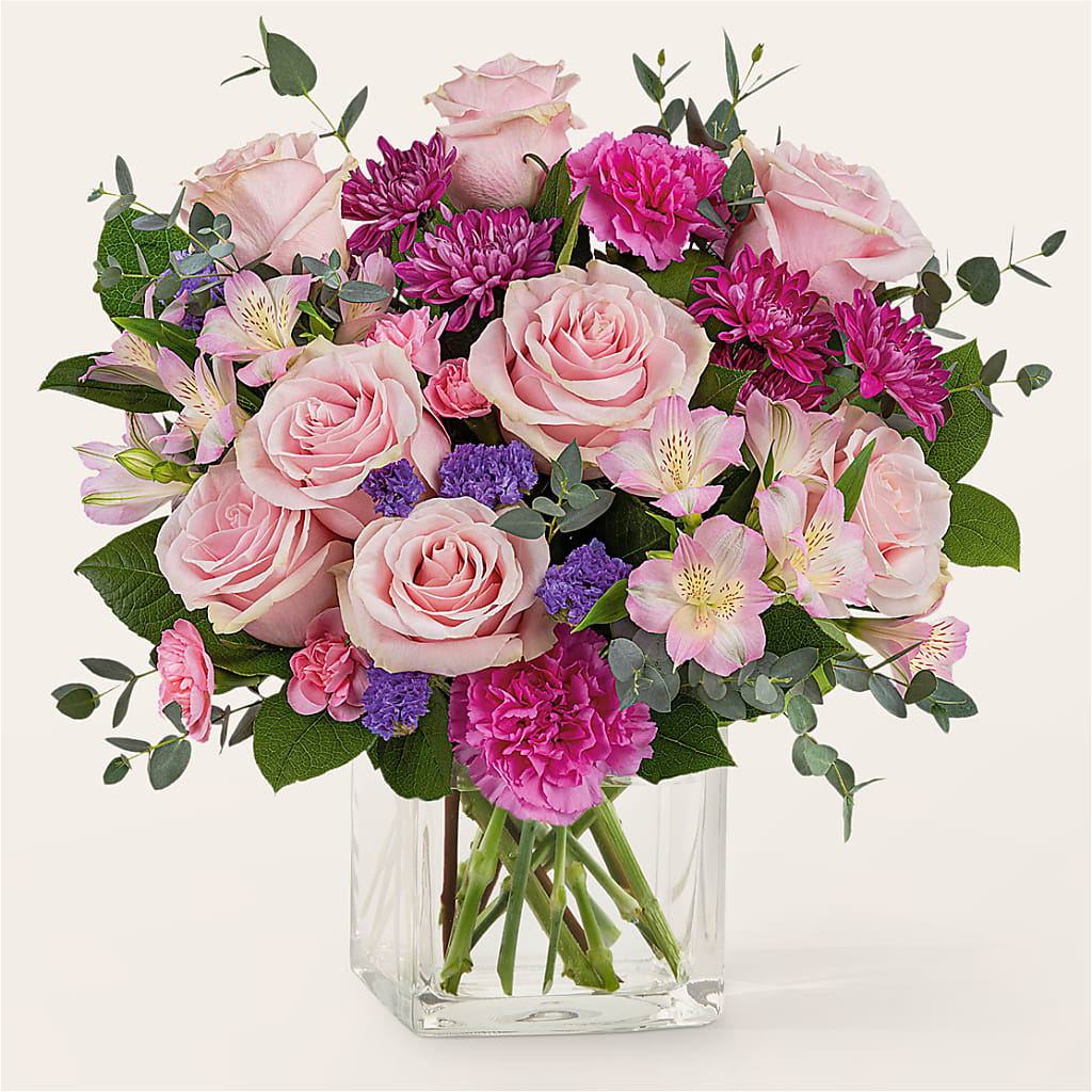 Rosy Radiance Bouquet – Everbloom Flowers Llc, Aurora OH