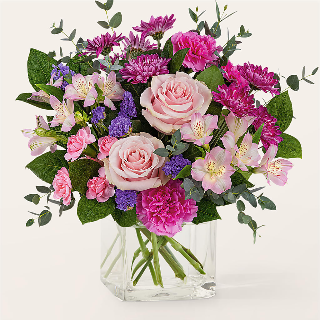 Rosy Radiance Bouquet – Everbloom Flowers Llc, Aurora OH