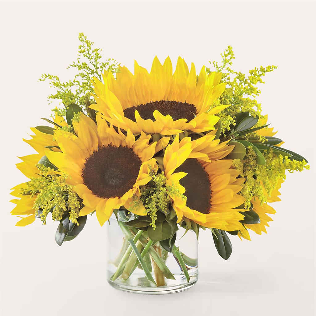 Beaming Sunflower Bouquet – Everbloom Flowers Llc, Aurora OH