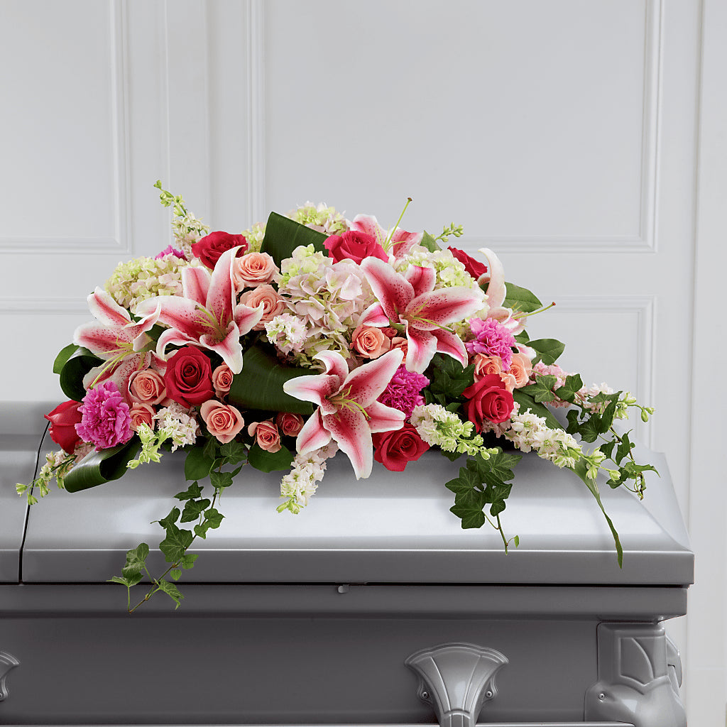 Splendid Grace Casket Spray – Everbloom Flowers Llc, Aurora OH