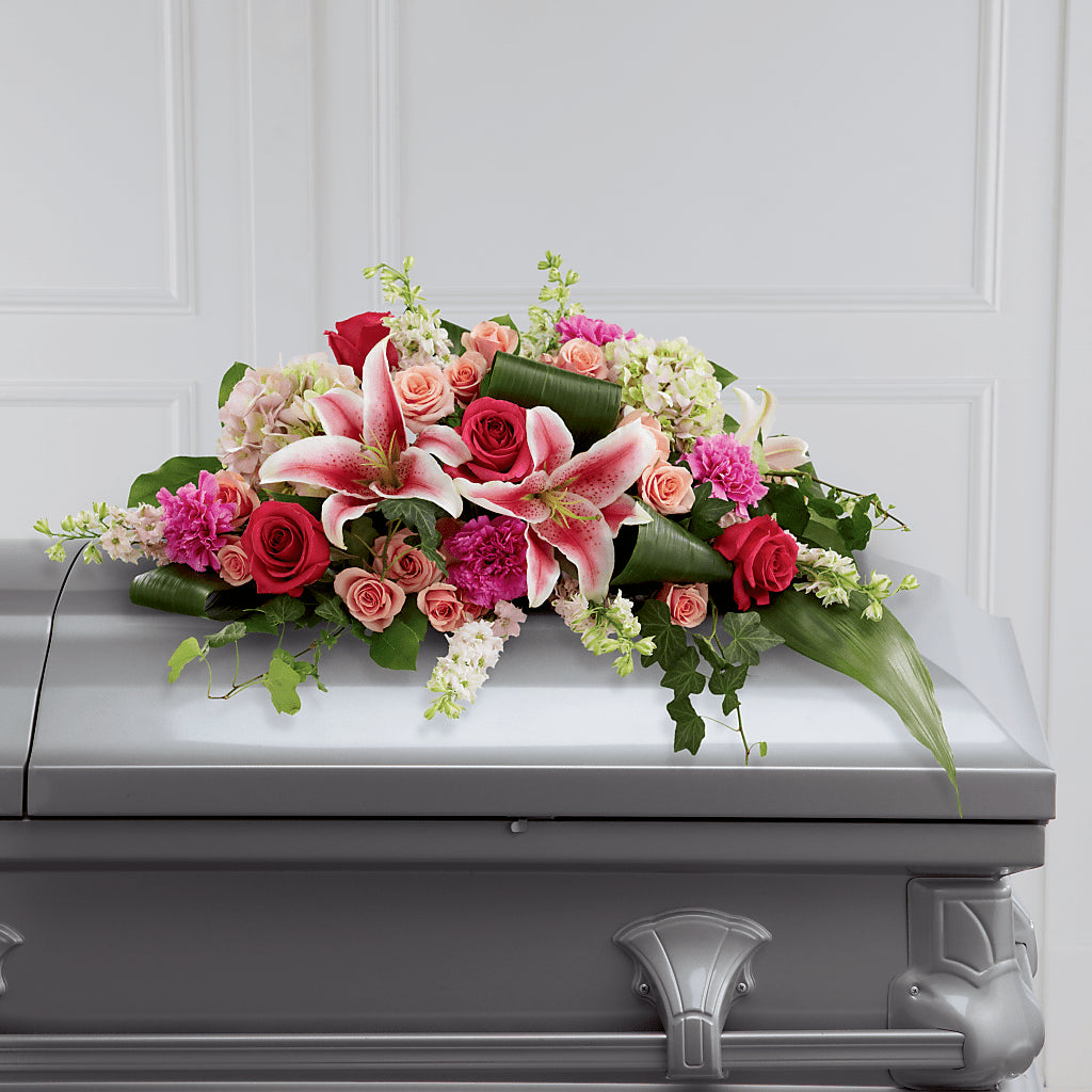 Splendid Grace Casket Spray – Everbloom Flowers Llc, Aurora OH