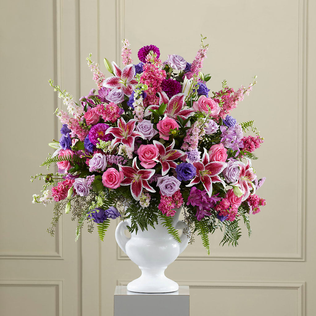 Peaceful Tribute Arrangement – Everbloom Flowers Llc, Aurora OH