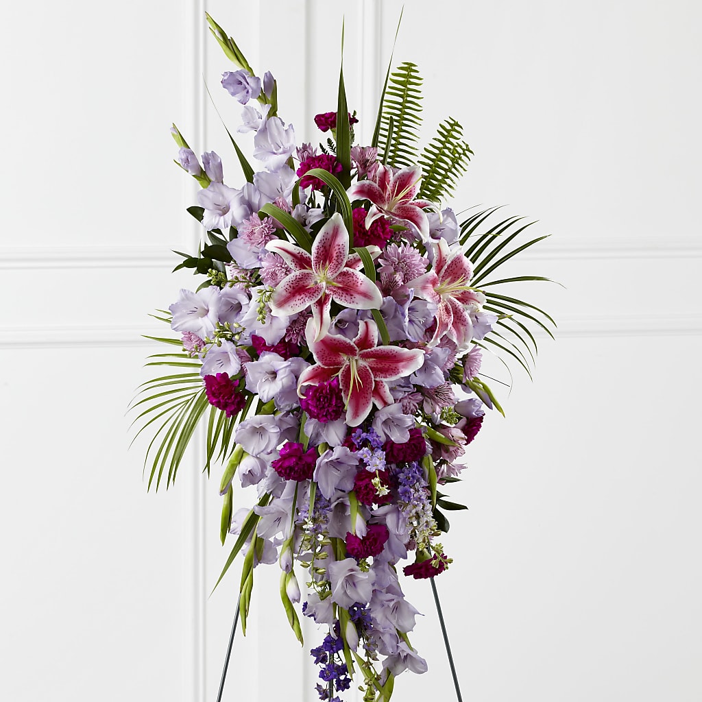 Tender Touch Standing Spray – Everbloom Flowers Llc, Aurora OH