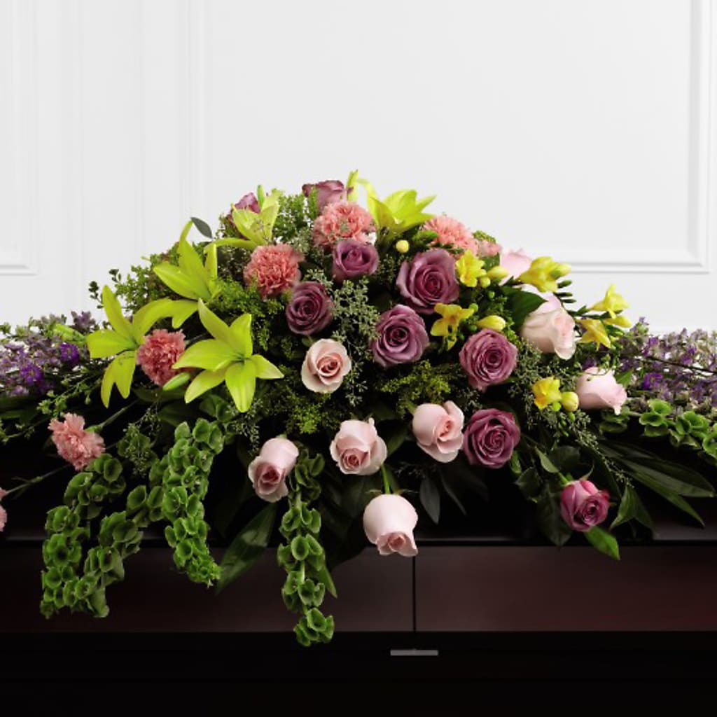 Forever Beloved Casket Spray – Everbloom Flowers Llc, Aurora OH