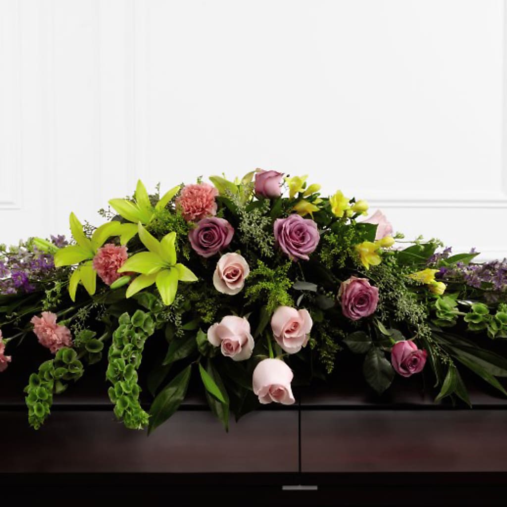 Forever Beloved Casket Spray – Everbloom Flowers Llc, Aurora OH