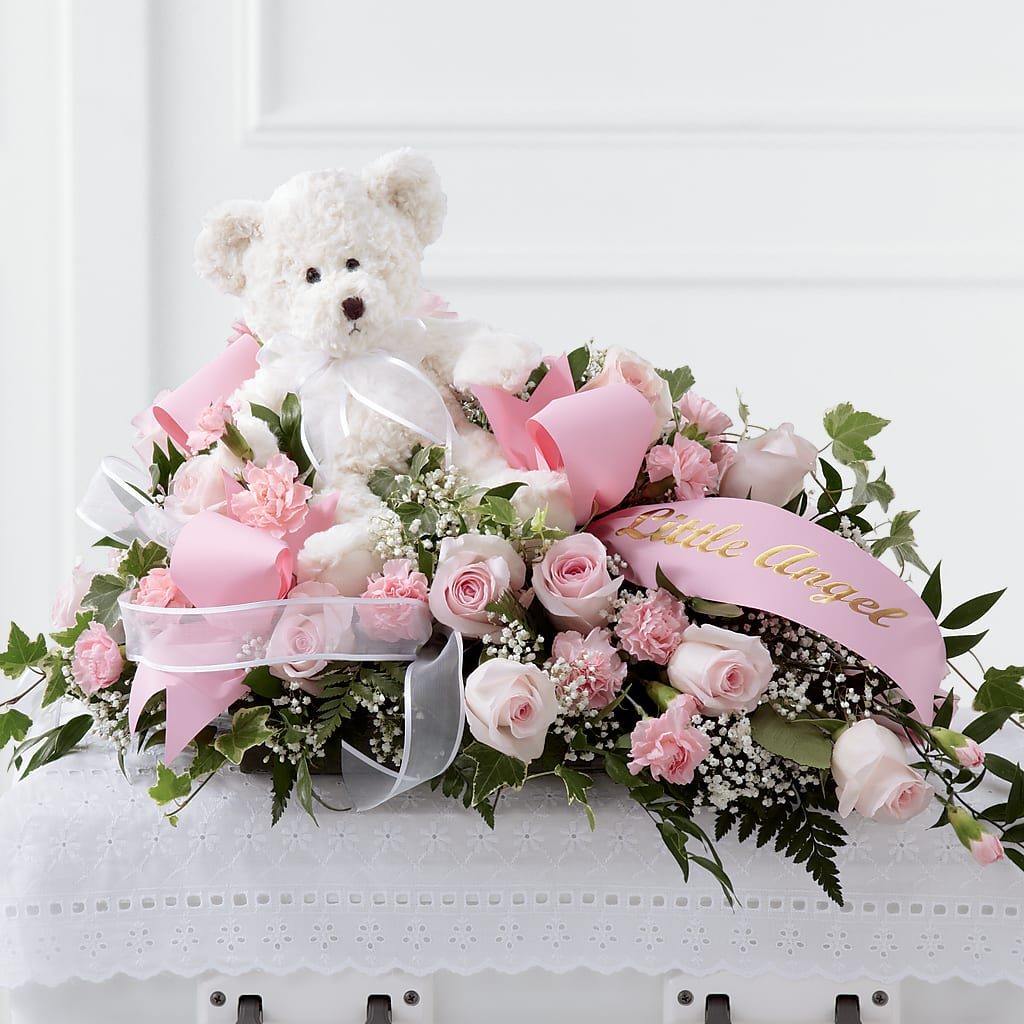 Touch of Sympathy Casket Spray – Everbloom Flowers Llc, Aurora OH