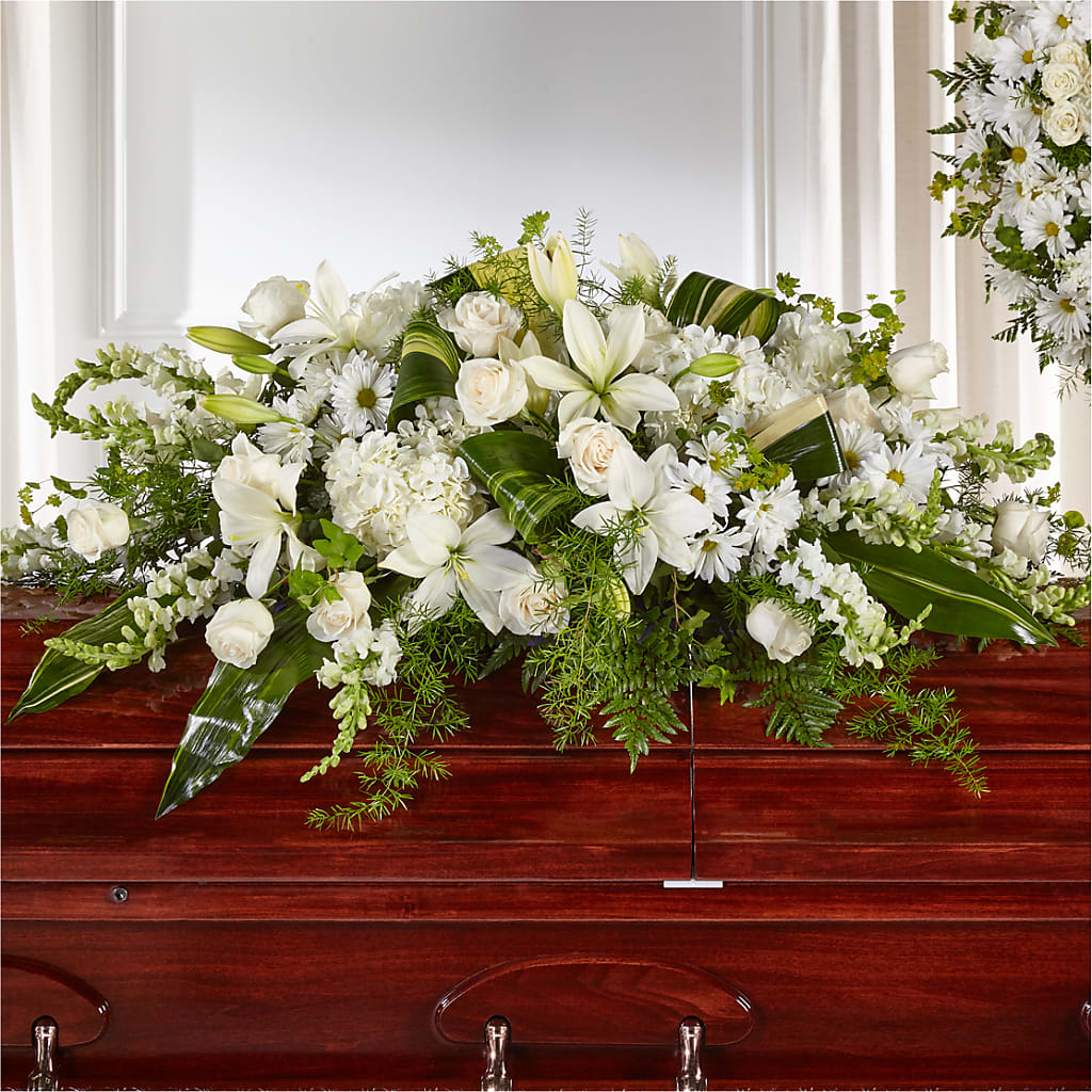 Abundance Casket Spray – Everbloom Flowers Llc, Aurora OH