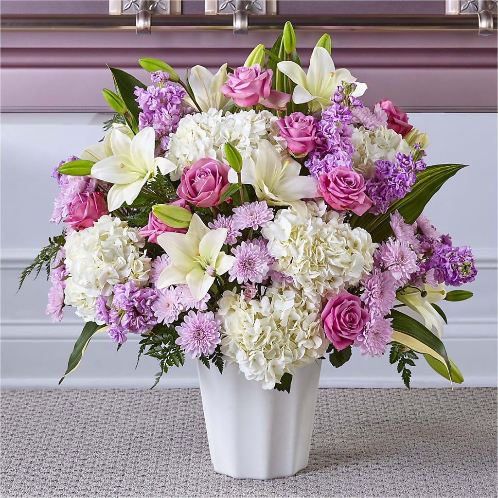 Heaven Sent Floor Basket – Everbloom Flowers Llc, Aurora OH