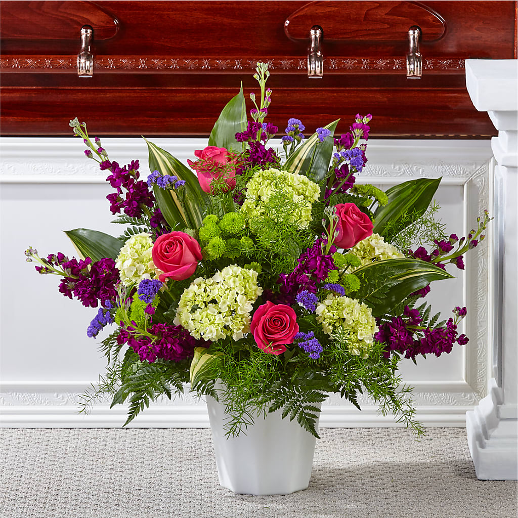 Beautiful Horizons Floor Basket – Everbloom Flowers Llc, Aurora OH
