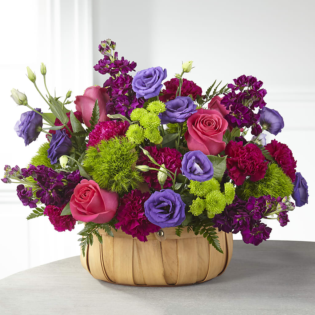Serene Sanctuary Basket – Everbloom Flowers Llc, Aurora OH