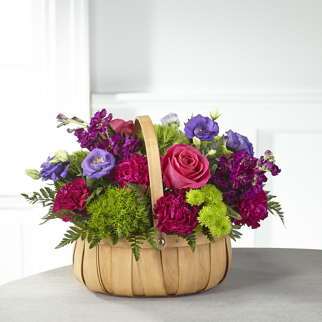 Serene Sanctuary Basket – Everbloom Flowers Llc, Aurora OH