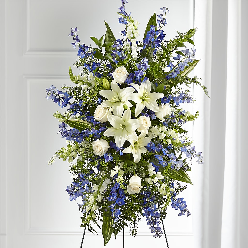 Faithful Friend Standing Spray – Everbloom Flowers Llc, Aurora OH