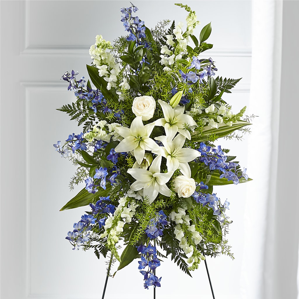 Faithful Friend Standing Spray – Everbloom Flowers Llc, Aurora OH
