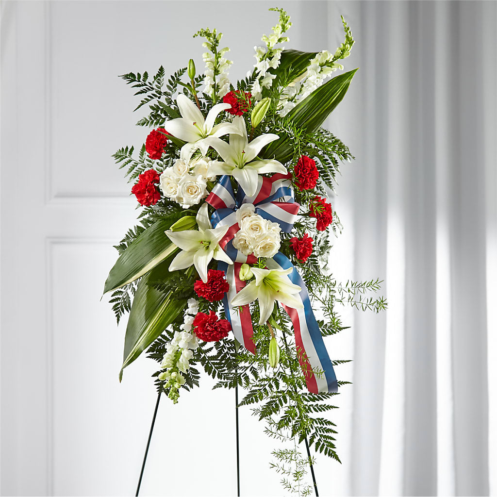 Stars of Life Standing Spray – Everbloom Flowers Llc, Aurora OH