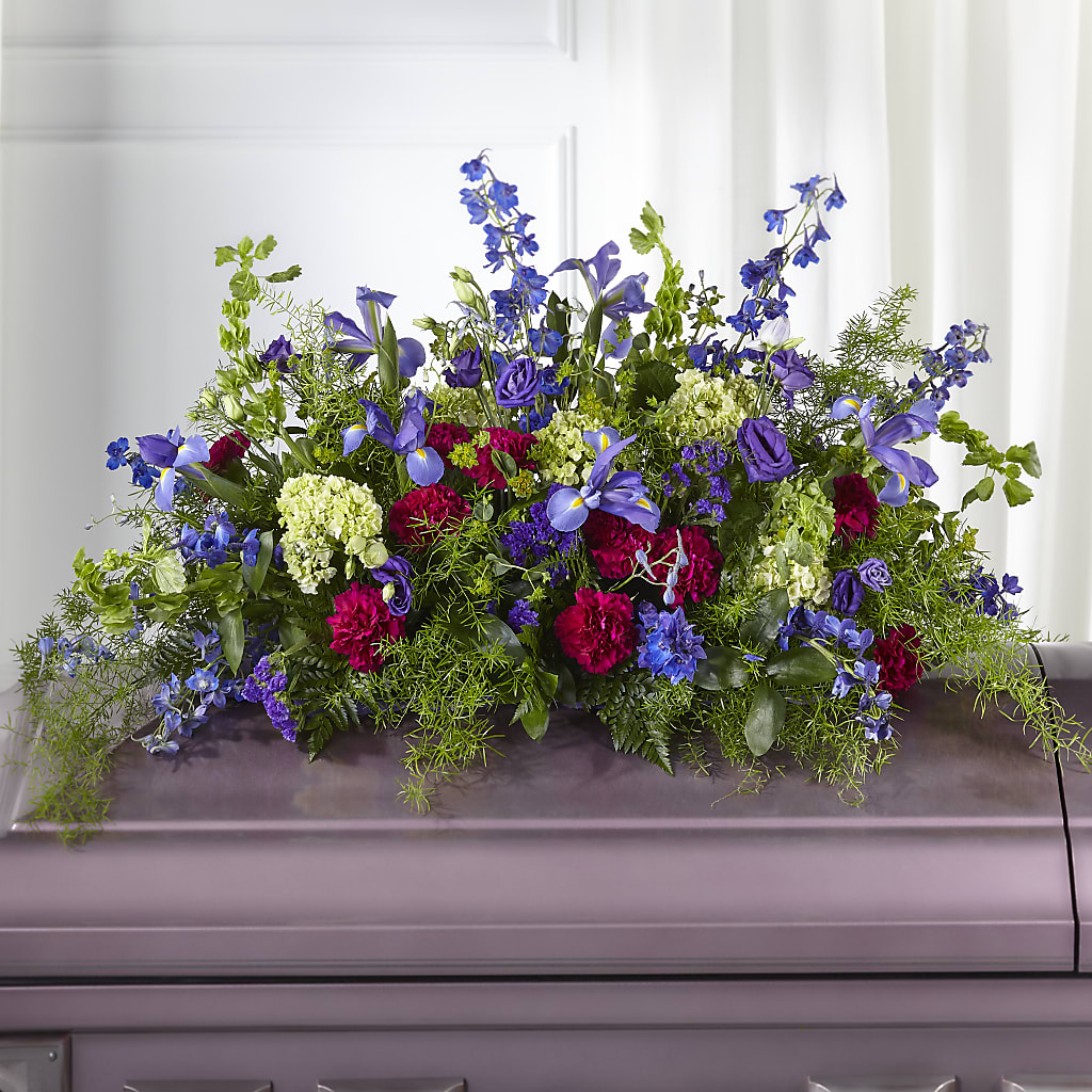 Always Treasured Casket Spray – Everbloom Flowers Llc, Aurora OH