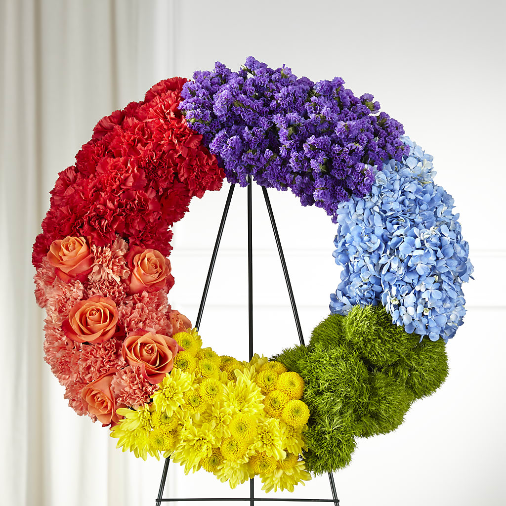 Circle of Love Wreath – Everbloom Flowers Llc, Aurora OH
