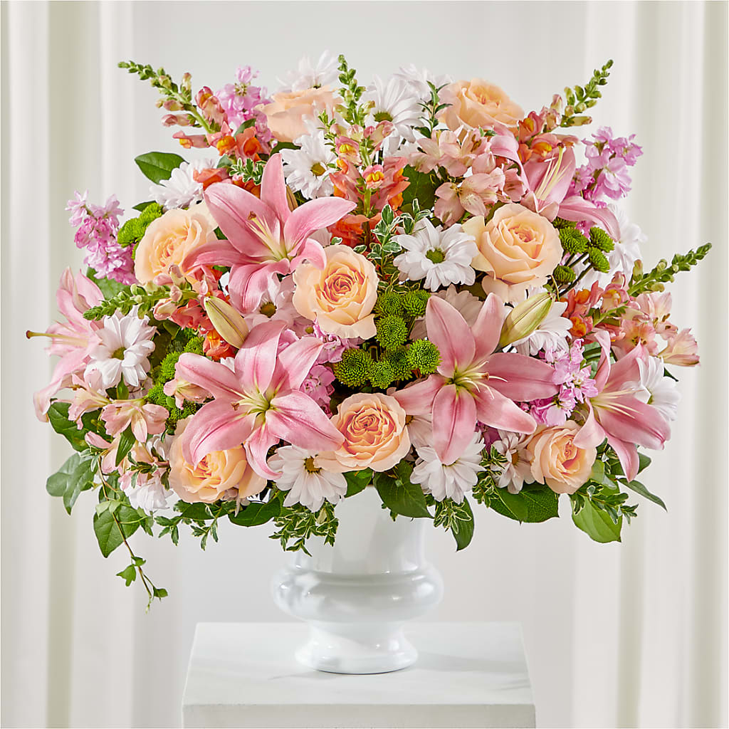 Heartfelt Gesture Urn Arrangement – Everbloom Flowers Llc, Aurora OH