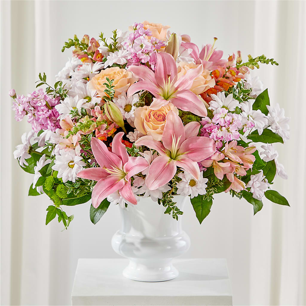 Heartfelt Gesture Urn Arrangement – Everbloom Flowers Llc, Aurora OH