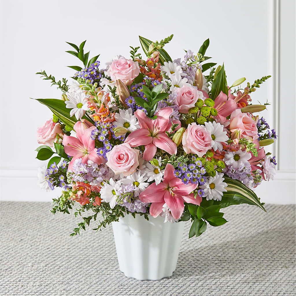 Abundant Compassion Floor Basket – Everbloom Flowers Llc, Aurora OH