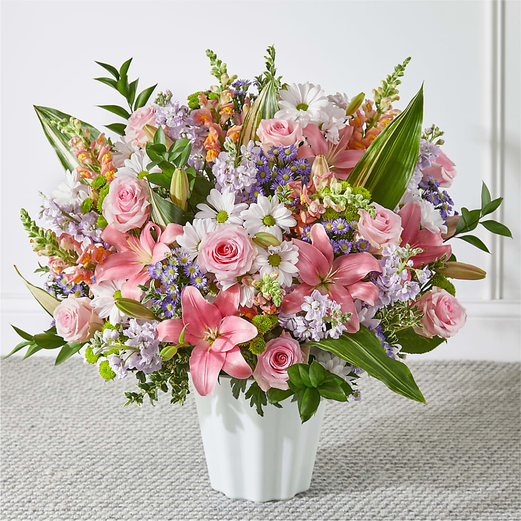 Abundant Compassion Floor Basket – Everbloom Flowers Llc, Aurora OH