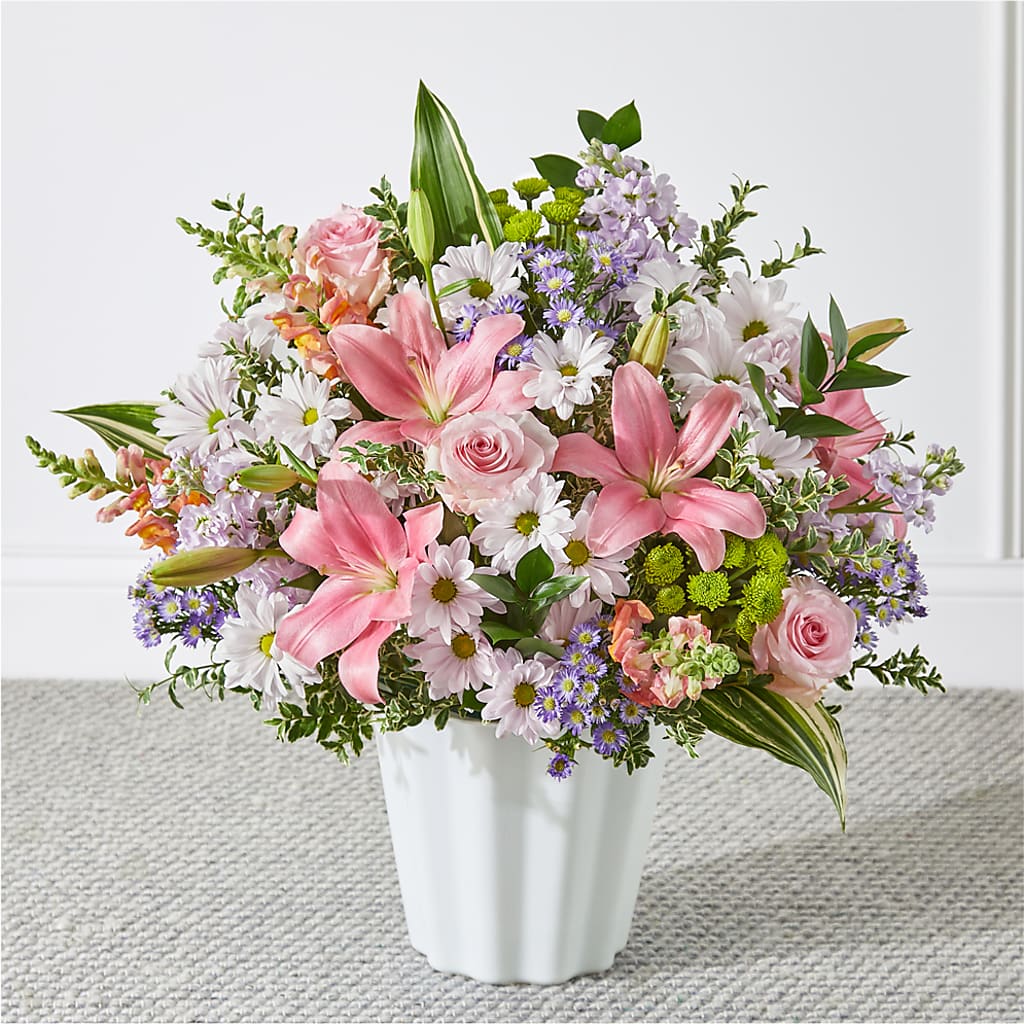 Abundant Compassion Floor Basket – Everbloom Flowers Llc, Aurora OH