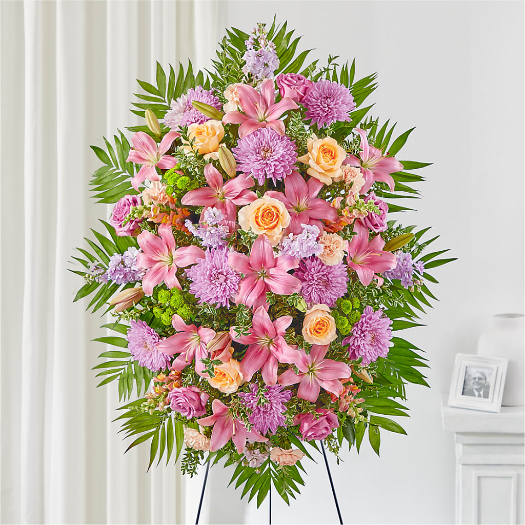 Love & Light Standing Spray – Everbloom Flowers Llc, Aurora OH