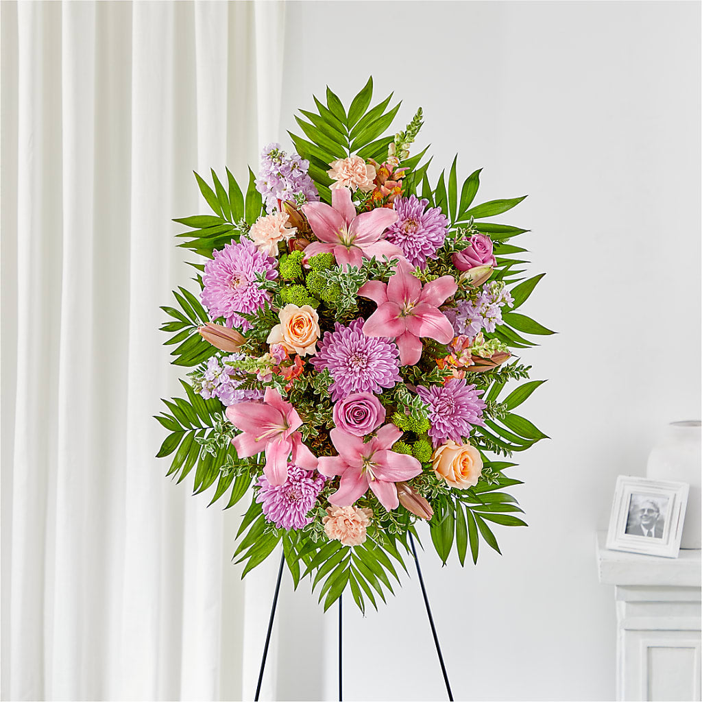 Love & Light Standing Spray – Everbloom Flowers Llc, Aurora OH