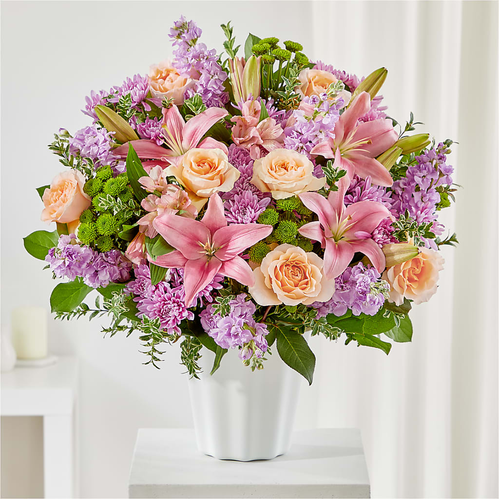 Supportive Embrace Tabletop Basket – Everbloom Flowers Llc, Aurora OH
