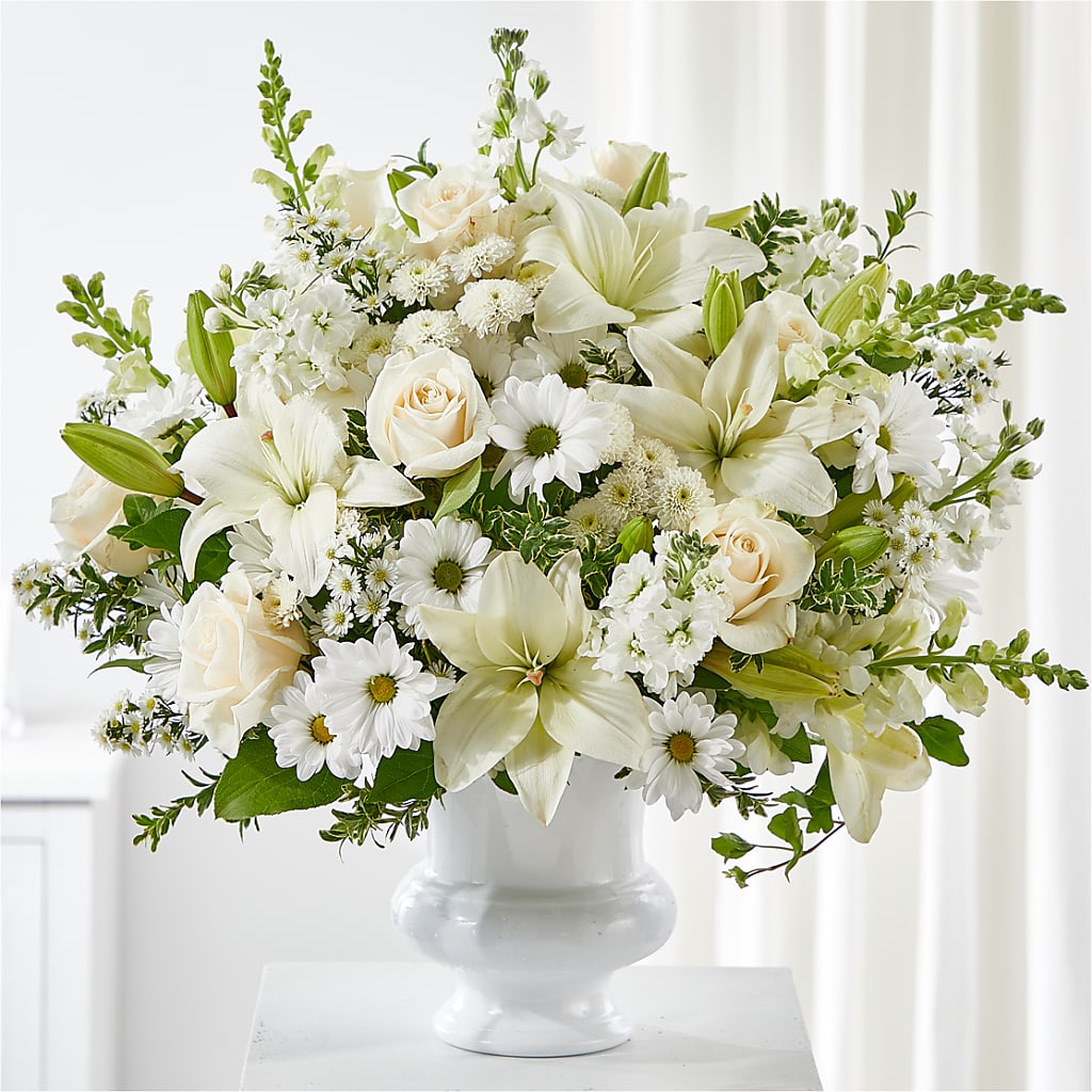 Uplifting Urn Arrangement – Everbloom Flowers Llc, Aurora OH