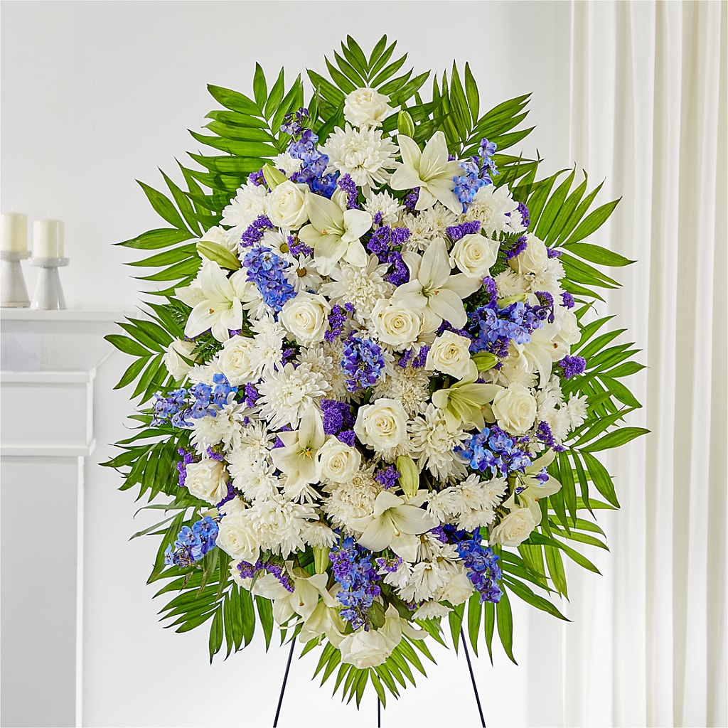 At Rest Standing Spray – Everbloom Flowers Llc, Aurora OH