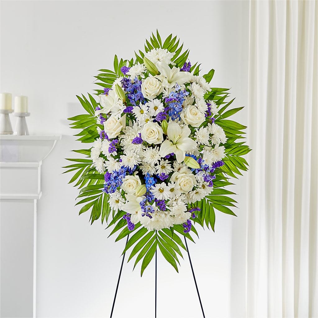 At Rest Standing Spray – Everbloom Flowers Llc, Aurora OH