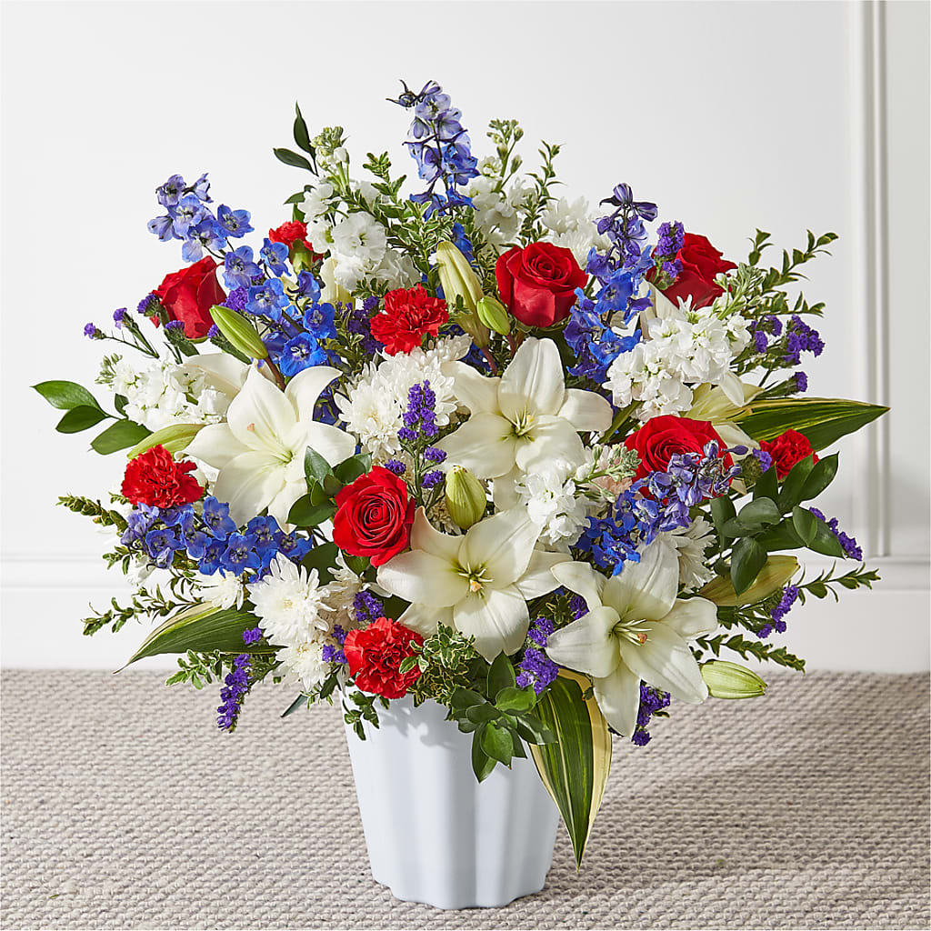 Consoled Floor Basket – Everbloom Flowers Llc, Aurora OH