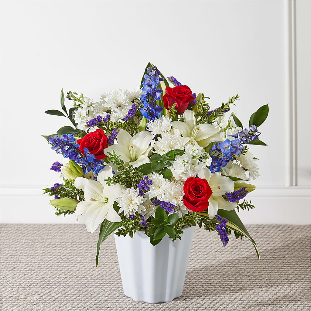 Consoled Floor Basket – Everbloom Flowers Llc, Aurora OH