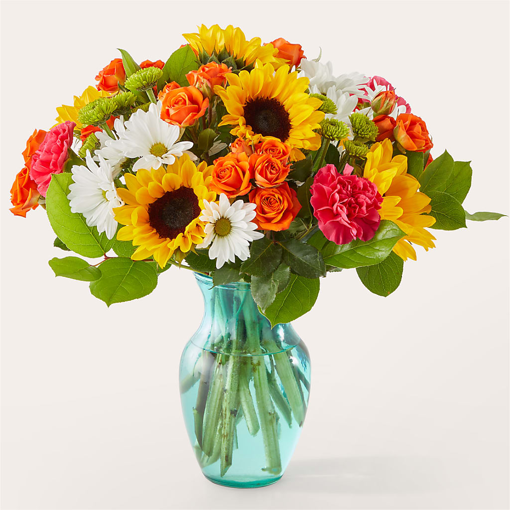 Sun-drenched Blooms Bouquet – Everbloom Flowers Llc, Aurora OH