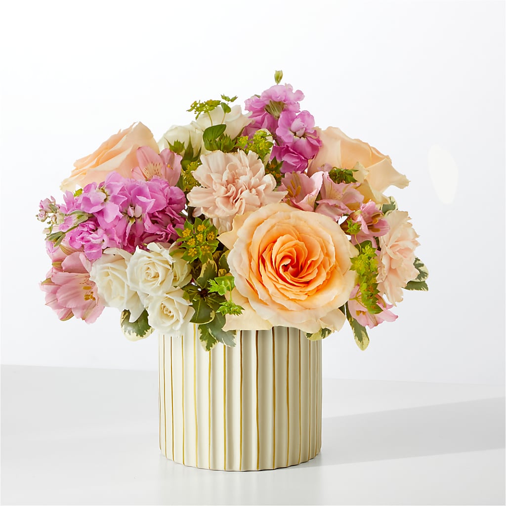 Paradise Bouquet with Ivory Vase – Everbloom Flowers Llc, Aurora OH