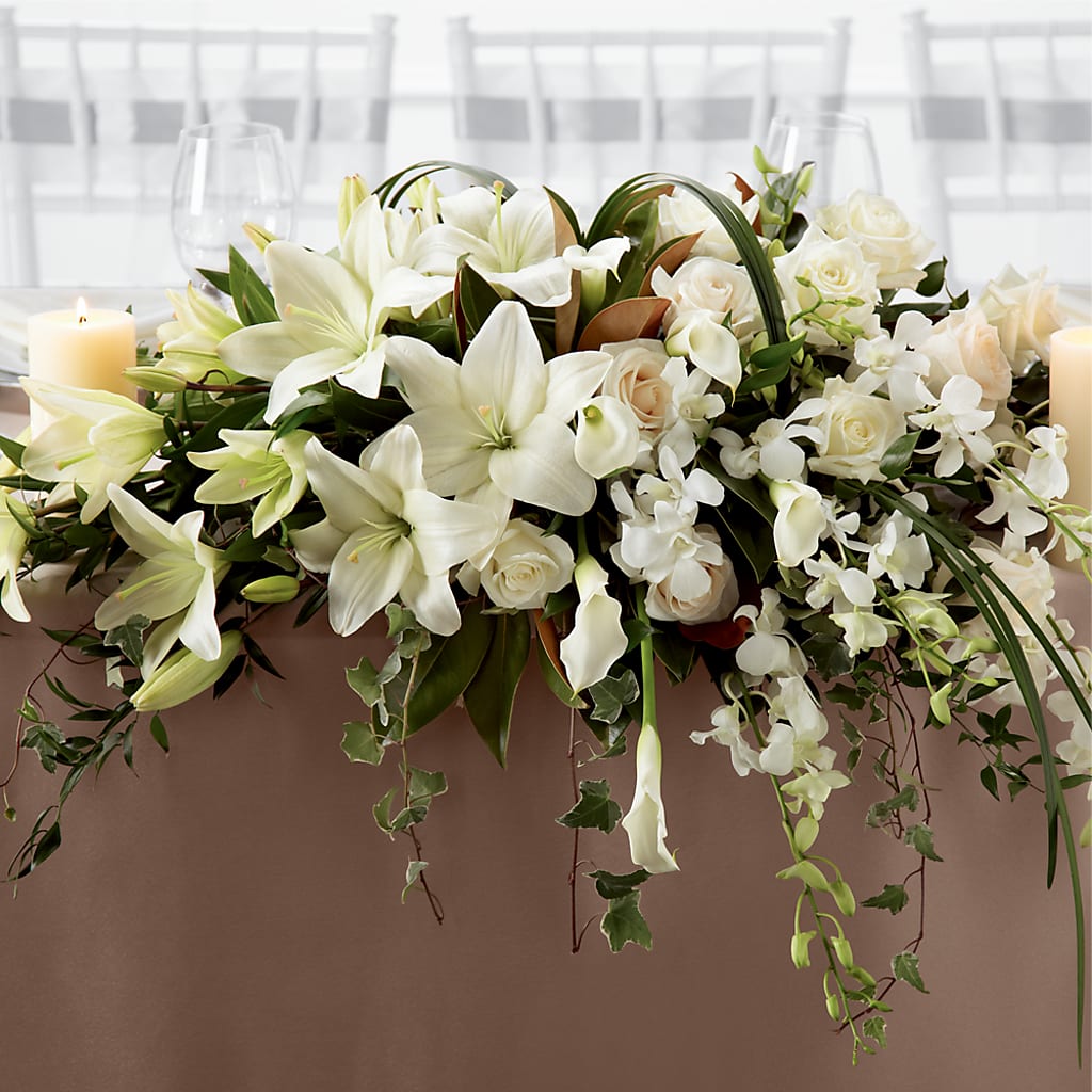 White Linen Arrangement – Everbloom Flowers Llc, Aurora OH