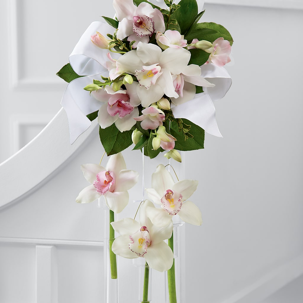 Perfect Entrance Pew Arrangement – Everbloom Flowers Llc, Aurora OH