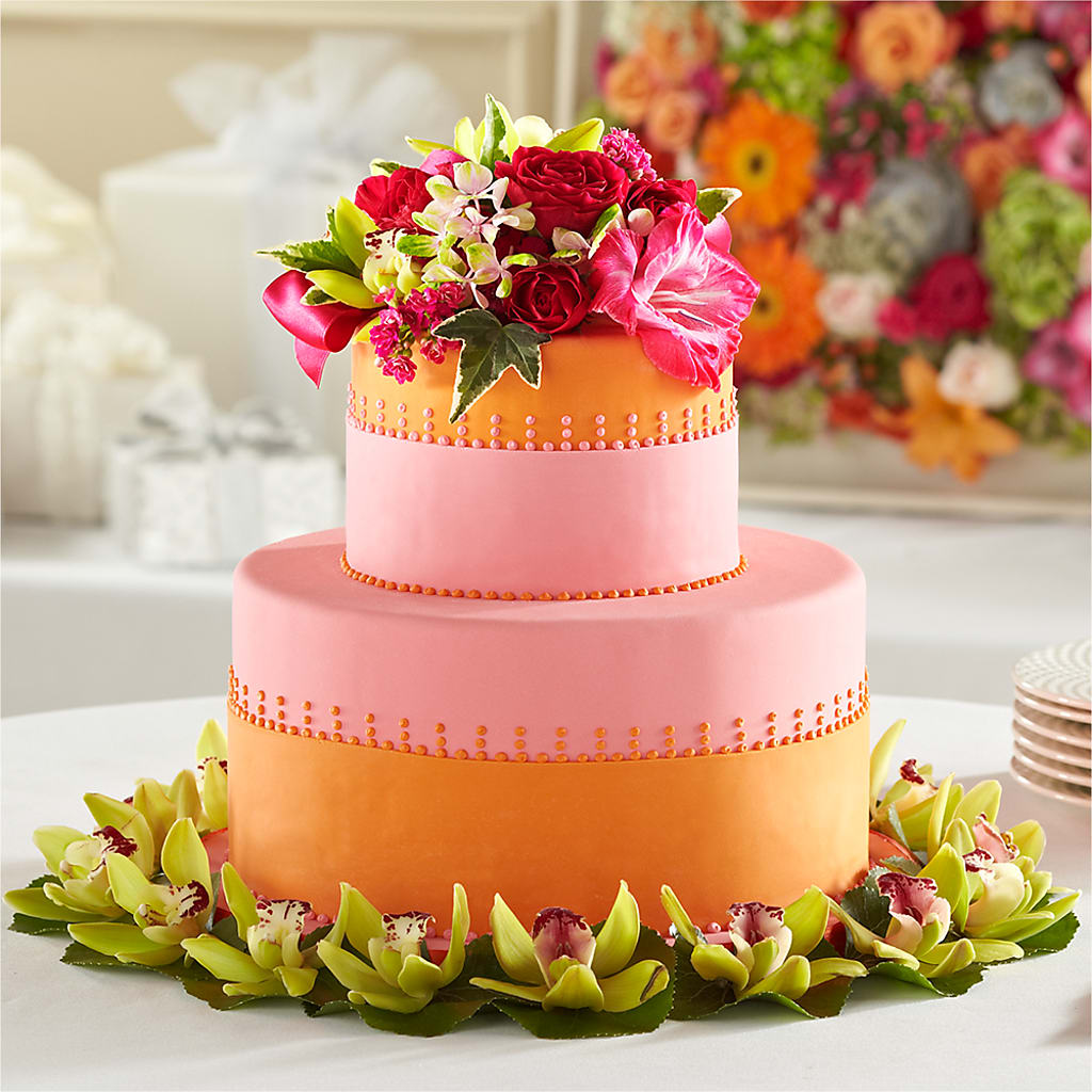 Sweet Citrus Cake Decor – Everbloom Flowers Llc, Aurora OH