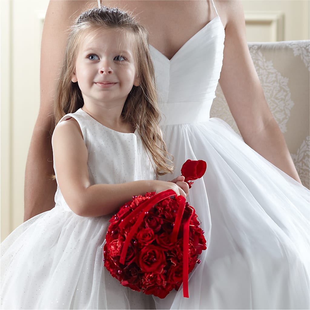 Pure at Heart Flower Girl Arrangement – Everbloom Flowers Llc, Aurora OH