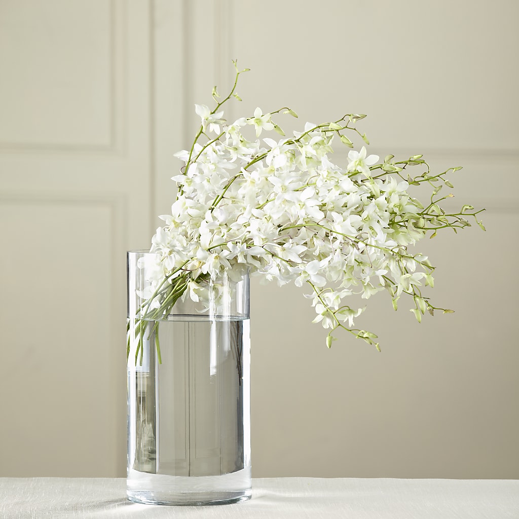 White Dendrobium Bouquet – Everbloom Flowers Llc, Aurora OH