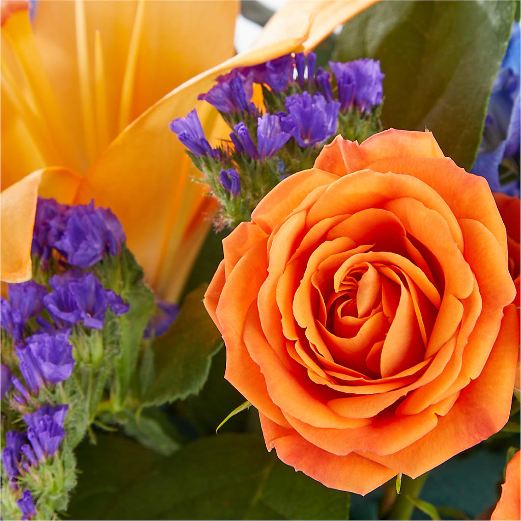 Radiant Citrus Box Bouquet –  Everbloom Flowers Llc, Aurora OH