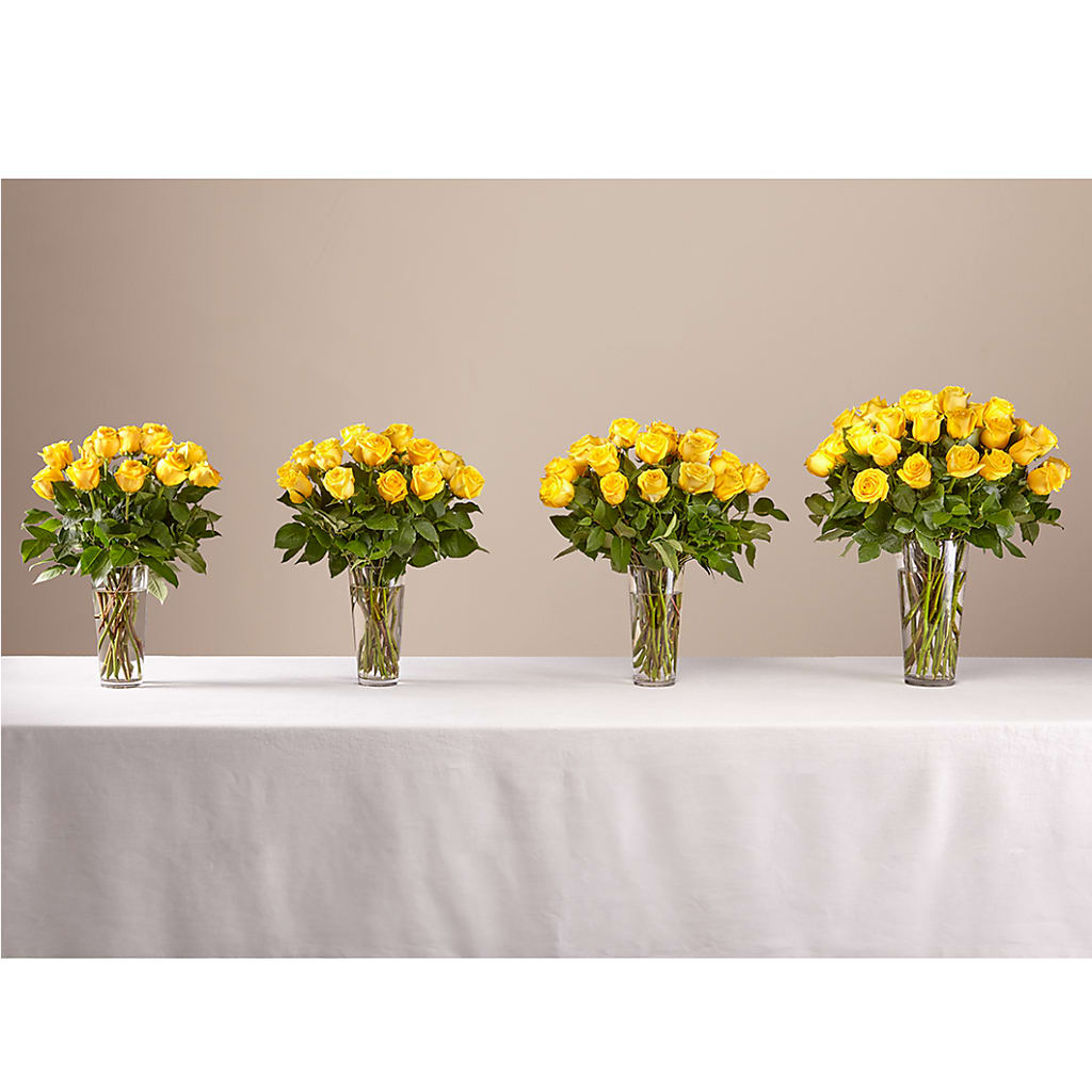 Long Stem Yellow Rose Bouquet –  Everbloom Flowers Llc, Aurora OH