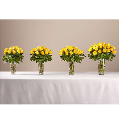 Long Stem Yellow Rose Bouquet –  Everbloom Flowers Llc, Aurora OH