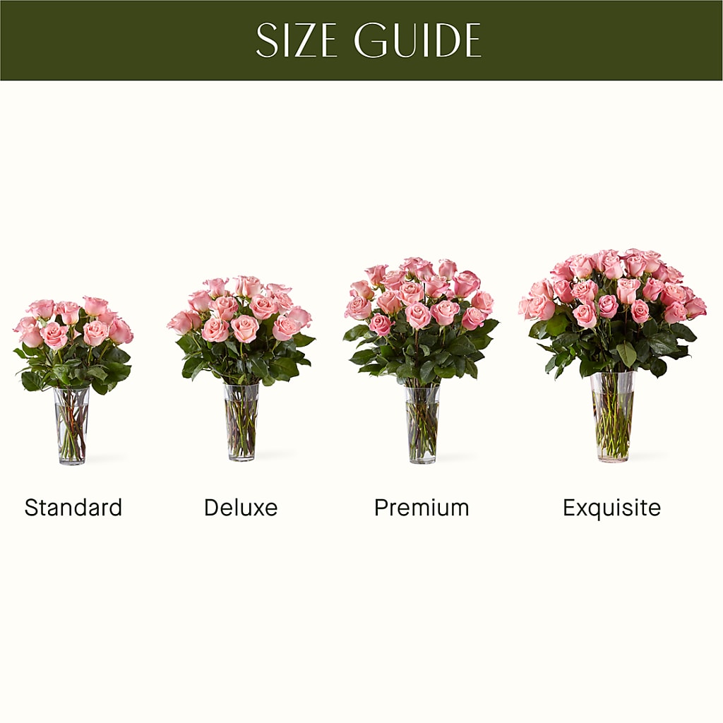 Long Stem Pink Rose Bouquet –  Everbloom Flowers Llc, Aurora OH