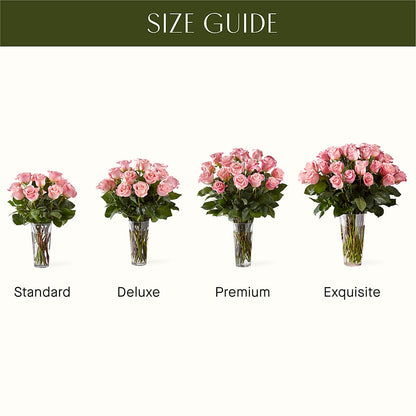 Long Stem Pink Rose Bouquet –  Everbloom Flowers Llc, Aurora OH